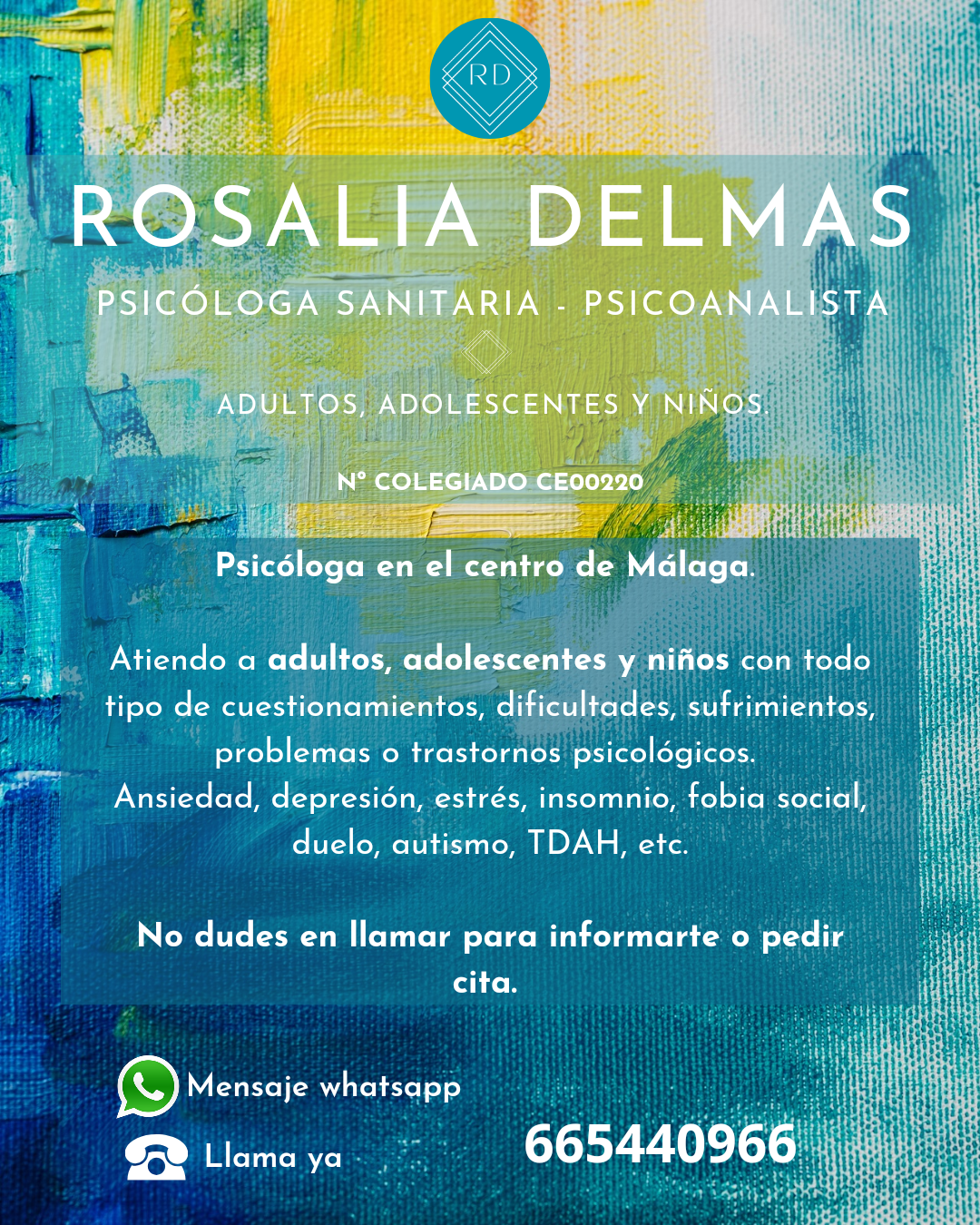 Fotos de Psicóloga Málaga Rosalía Delmas, 4, Calle Trinidad Grund, Soho, Centro, Málaga, Málaga-Costa del Sol, Málaga, Andalucía, 29001, España